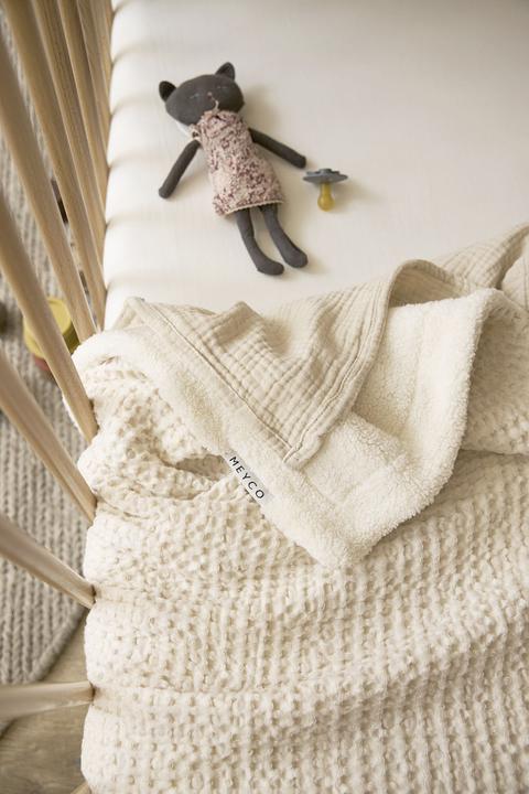 Immagine prodotto Meyco Coperta per bambini con orsetto in cialda
