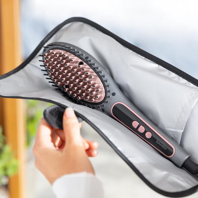 Actual product image Cecotec Bamba InstantCare 800 Travel Brush 26W Tourmaline Ceramic Coating 190º LED Display 1100 Smooth Brush