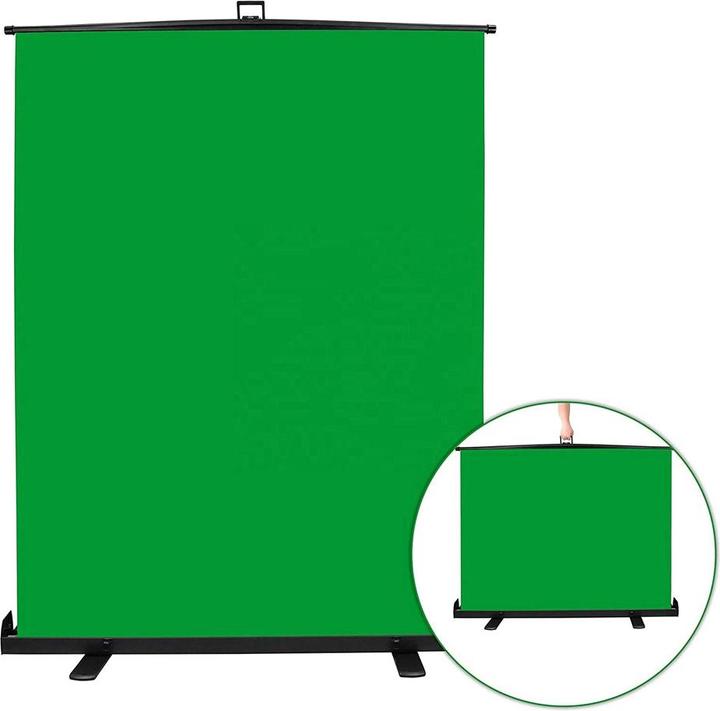 Immagine prodotto Caruba Schermo verde avvolgibile (155 cm, 204 cm)