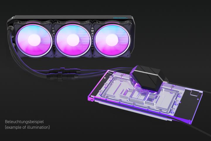 Produktbild Alphacool Eiswolf 2 AIO - 360mm RTX 4090 Suprim mit Backplate