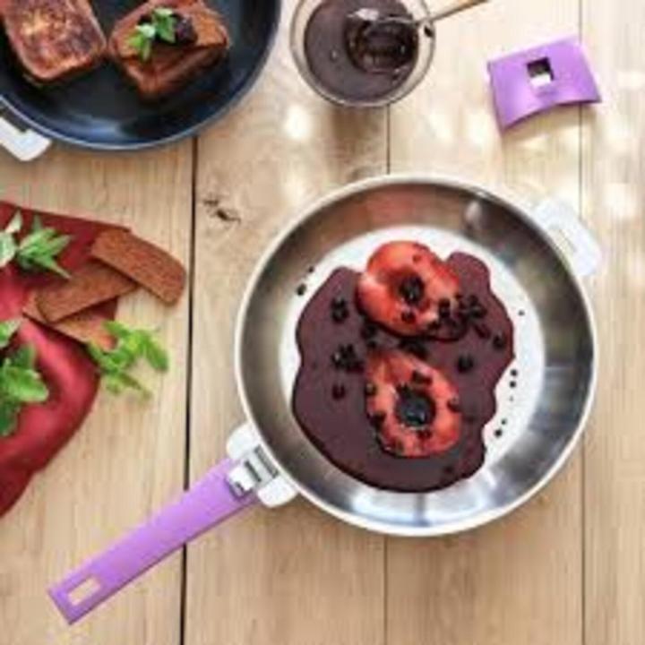 Actual product image Cristel Casteline frying pan (28 cm, Frying pan, Stainless steel)