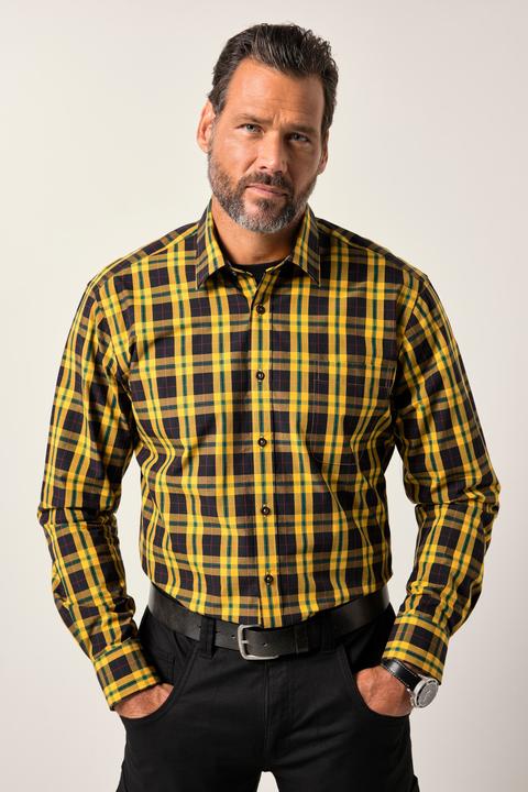 Produktbild JP1880 Karohemd, Langarm, Kentkragen, Modern Fit (5XL)
