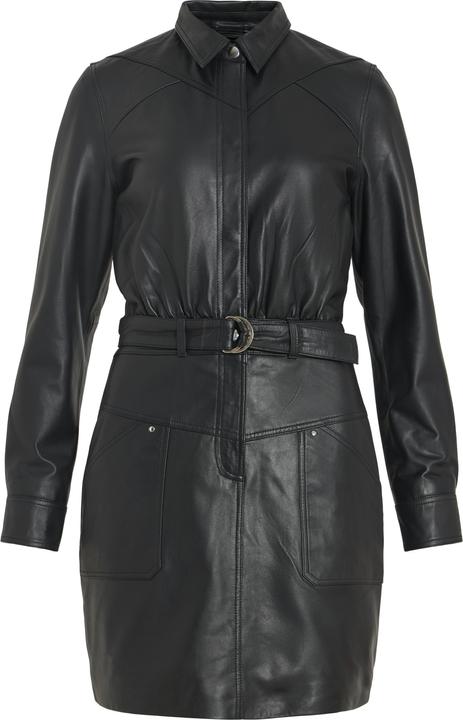 Actual product image Rouge Edit Kurze Lederkleid (36)