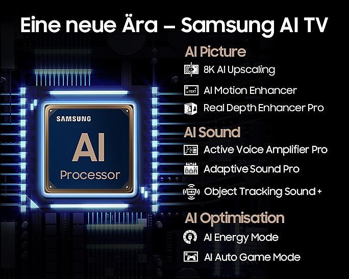 Produktbild Samsung GQ75QN800DTXZG (75", QN800D, NeoQLED, 8K, 2024)