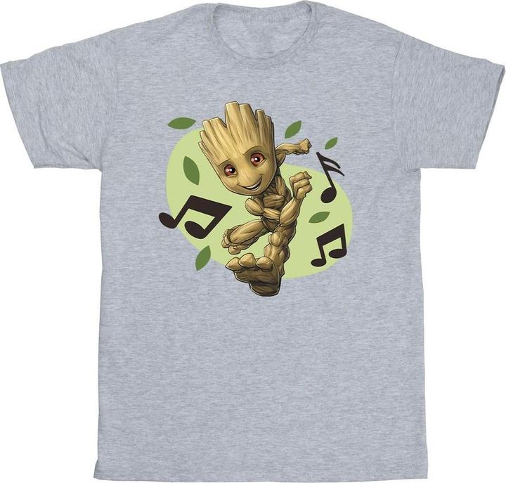 Guardians Of The Galaxy Groot Musical Notes TShirt Jungen