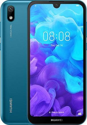 Actual product image Huawei Y5 (2019) (16 GB, Sapphire Blue, 5.71", Dual SIM, 13 Mpx, 4G)