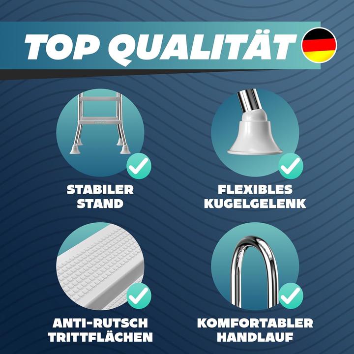 Immagine prodotto Poolomio Einstiegsleiter für Aufstellpools