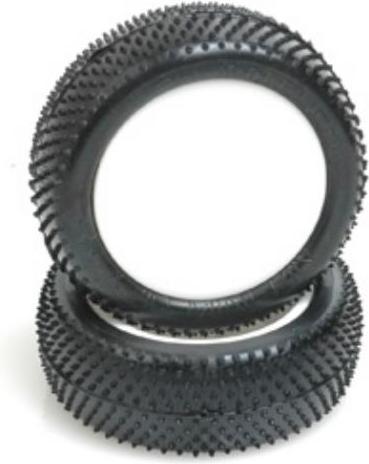 Actual product image Schumacher Mini Pin -Pre-Glued Yellow Front Hex Drive (pr)
