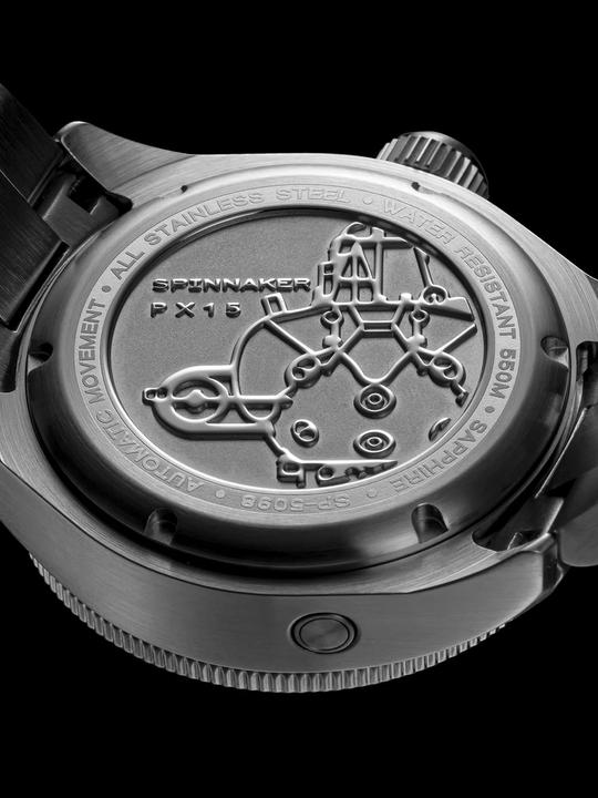 Immagine prodotto Spinnaker SP-5098-22 Picard Dark Cerulean Orologio subacqueo automatico 45mm 55ATM (Orologio sub, 45 mm)