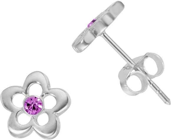 Bijouteria Ohrstecker (Silber 925, Kristall)