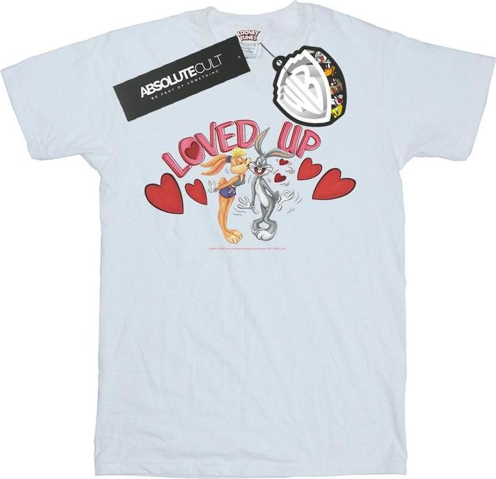 Looney Tunes Bugs Bunny And Lola Valentine's Day Loved Up TShirt (S)