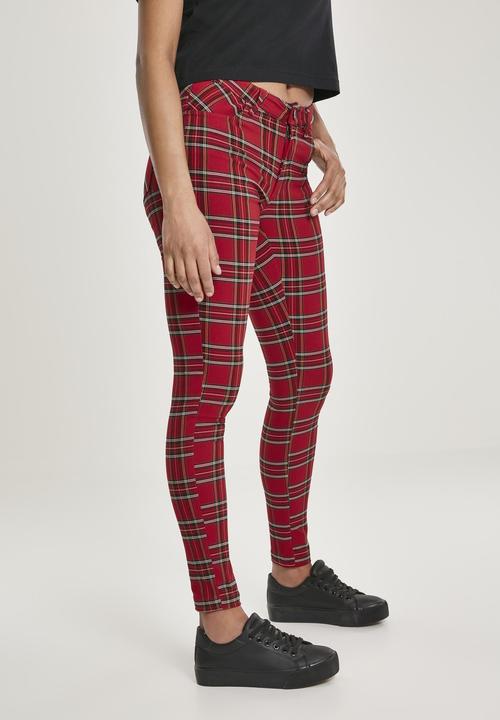 Actual product image Urban Classics Ladies Skinny Tartan Pants (31)