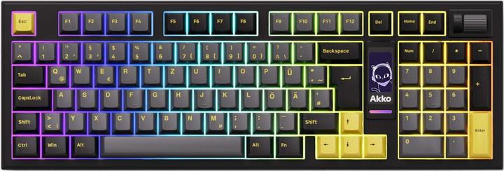 Produktbild Akko 5098B PlusBlack and Gold Gaming Tastatur mit Diplay - V3 Piano Pro (DE, Kabellos, Kabelgebunden)