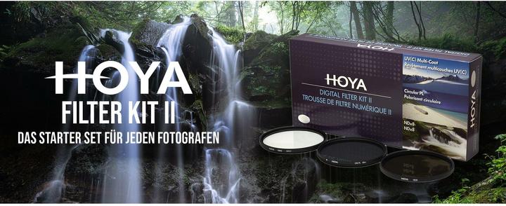 Produktbild Hoya Digital Filter Kit II (UV, CIR-PL & ND8) Filterset (43 mm, ND- / Graufilter, Polarisationsfilter, UV-Filter)