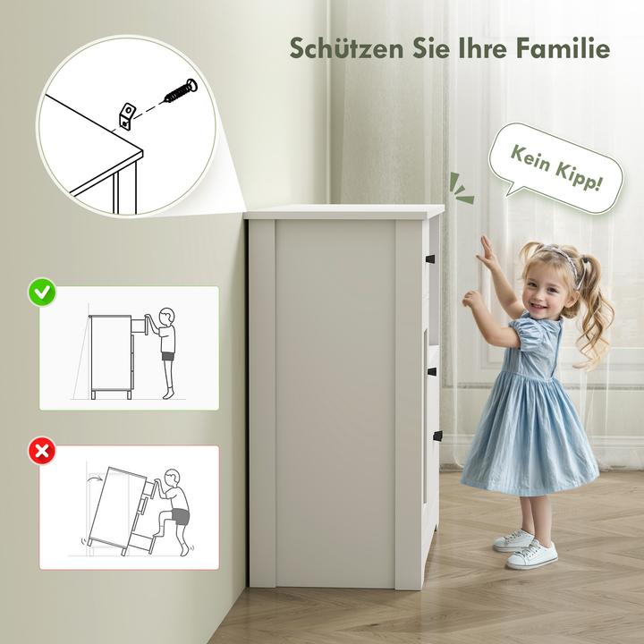 Actual product image Homcom Mikrowellenschrank Spanplatte Weiss