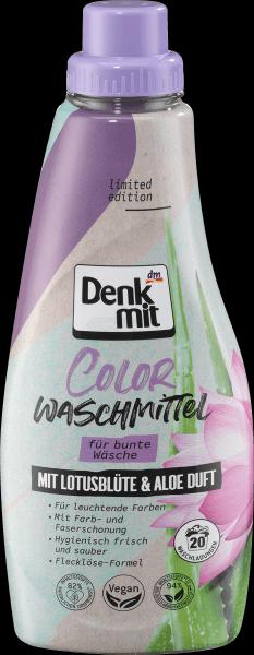 Produktbild dm Denkmit Colorwaschmittel flüssig Lotusblüte & Aloe Duft