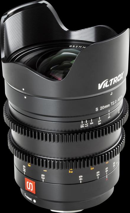 Image du produit Viltrox E-20mm T2.0 S Full Frame, Manual focus Cine lens for Sony E mount, 20mm/T2.0 (Sony E, APS-C / DX)