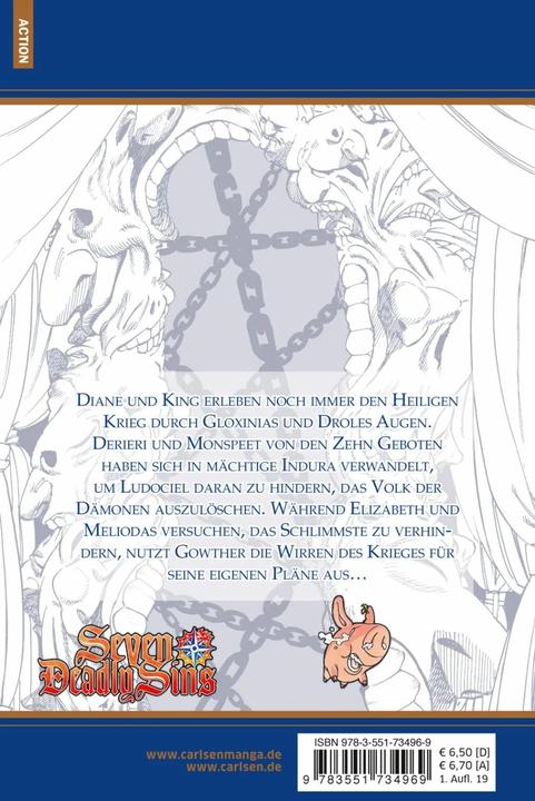Actual product image Seven Deadly Sins 26 (German, Suzuki Nakaba, 2019)