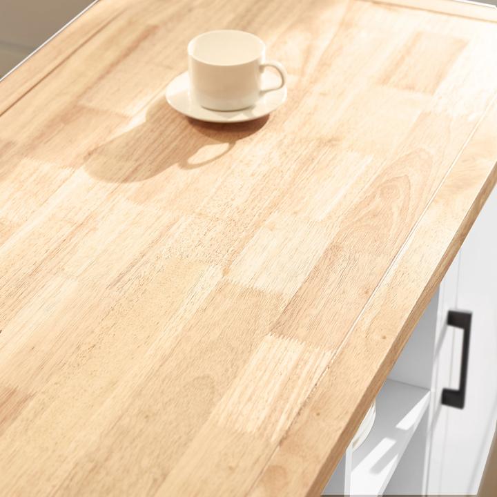 Immagine prodotto SoBuy Isola della cucina (127 x 48 x 94 cm)