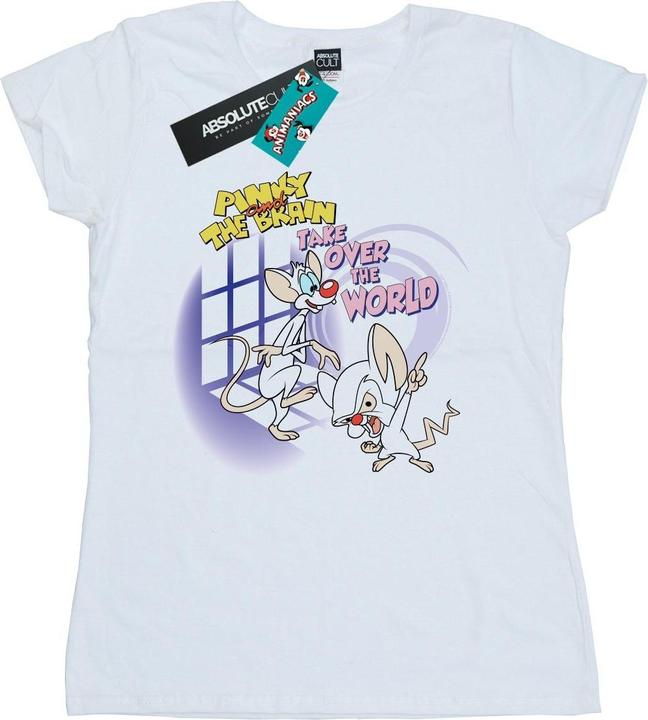 Universal Textiles Pinky And The Brain Take Over The World TShirt (XL)