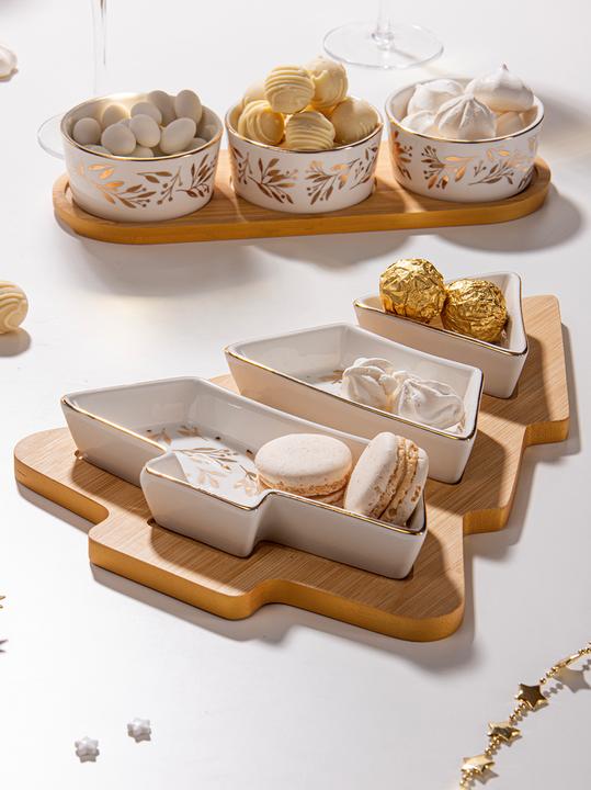 Produktbild Ladelle Schalenset Tannenbaum Comet 4-tlg. 27.5x20x3.8 cm