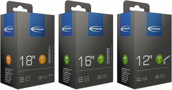 Produktbild Schwalbe Schlauch 12-18" DV4 (Dunlop (DV), 18", 16", 32 mm)