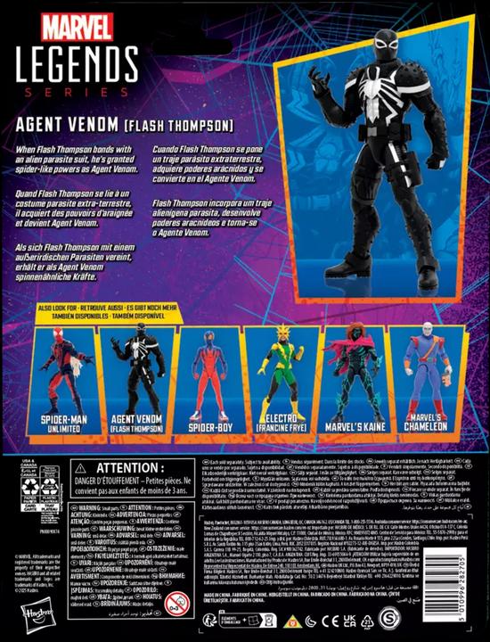 Immagine prodotto Hasbro Spider-Man Marvel Legends Retro Agent Venom (Flash Thompson)