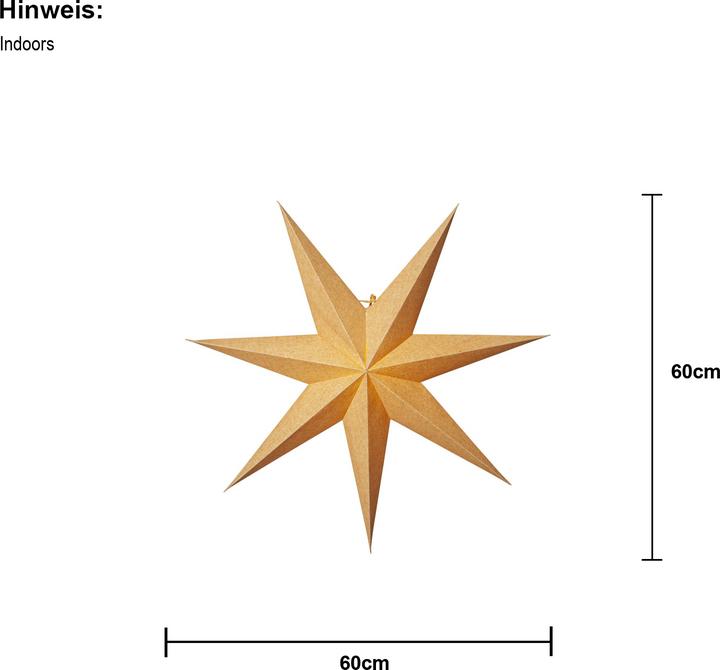 Produktbild Star Trading Papierstern Cotton