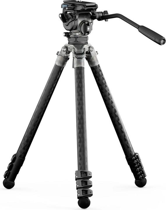 Produktbild Tilta CT08 Cine Fluid Head 75 mm, 3-Stage Carbon Fiber Tripod (Metall, Carbon)