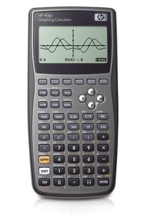 Actual product image HP 40gs, graphic calculator