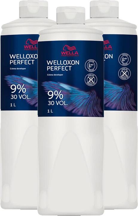 Wella Welloxon Perfect Creme Developer 3er Set 9 % - 30 Vol.