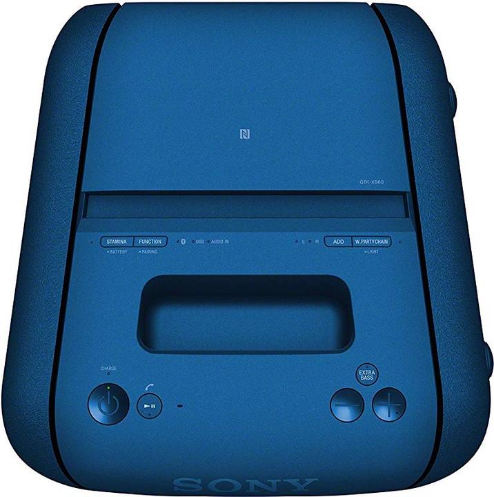 Image du produit Sony Gtk-Xb60b (14 h, Fonctionnement sur batterie, Fonctionnement sur secteur)