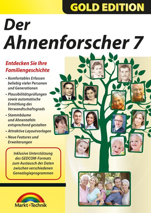 Actual product image Genealogist 7 Gold Edition Download Code (1 User, 1 Devices/Users, unlimited)