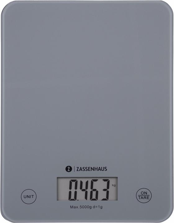 Actual product image Zassenhaus Kitchen Scale Digital Scale Balance Cool Grey