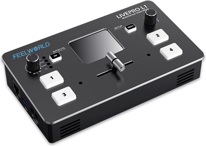 Actual product image Feelworld LivePro L1 live streaming Video Switcher with 4 HDMI inputs (Various video accessories)