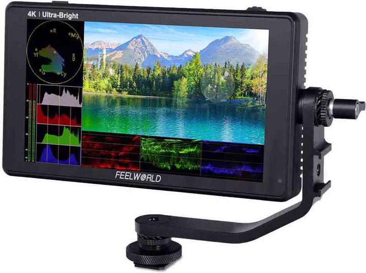 Actual product image Feelworld LUT6S 6" 2600nits touch screen 3D LUT on-camera wit (6", Full HD)