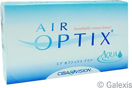 Actual product image Air Optix Cb Airaqua (-4.5, Monthly lens, 6 Piece, Spherical)
