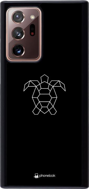 Actual product image PhoneLook Cover Turtles lines on black (Samsung Galaxy Note 20 Ultra)