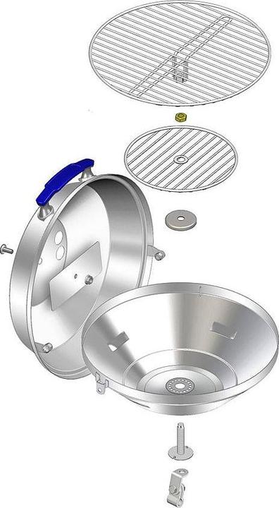 Magma Marine Kettle Holzkohlen-Bordgrill