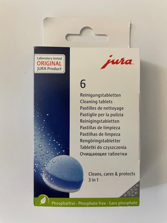 Actual product image Jura 3-phase cleaning tablets