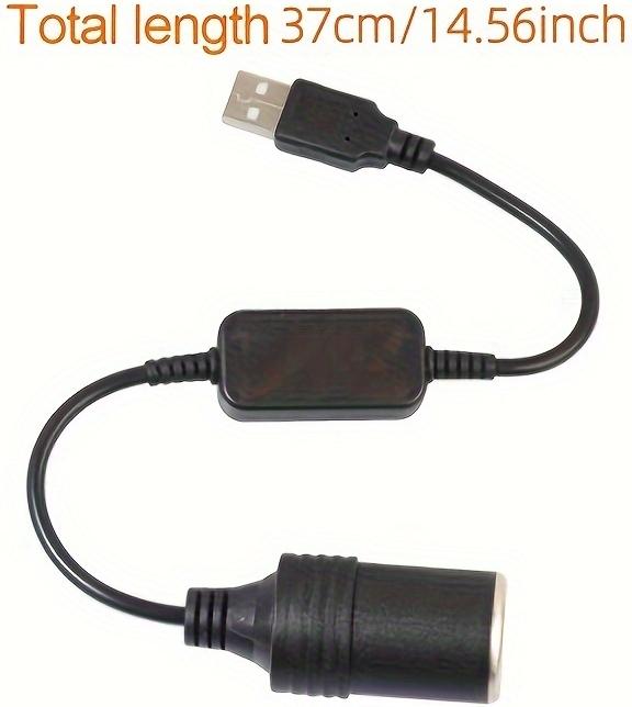 Produktbild PhoneLook USB-A zu 12V Universeller Zigarettenanzünder Adapter für Autozubehör