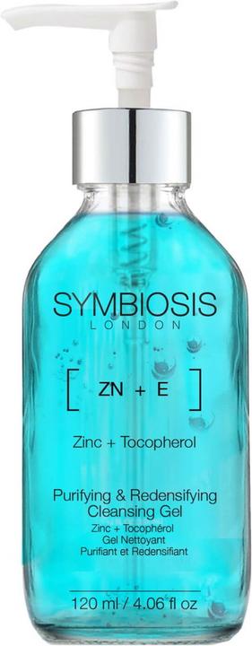 Image du produit Symbiosis Zinc + Tocophérol) Gel nettoyant purifiant et relipidant (Lait nettoyant, 120 ml)