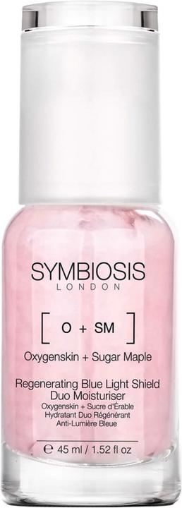 Symbiosis Oxygenskin + Sugar Maple) Regenerating Blue Light Shield Duo Feuchtigkeitscreme (45 ml, Tagescreme)