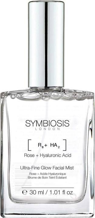 Symbiosis Rose + Hyaluronic Acid) Ultra-Fine Glow Facial Spray (30 ml, Face mist)