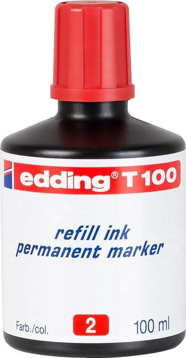 Edding Permanent Marker Tusche (Rot, 1 x)