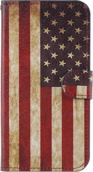 Produktbild Cover-Discount iPhone 11 Pro Max - Leder Hülle USA Amerika Flagge (Apple iPhone 11 Pro Max)