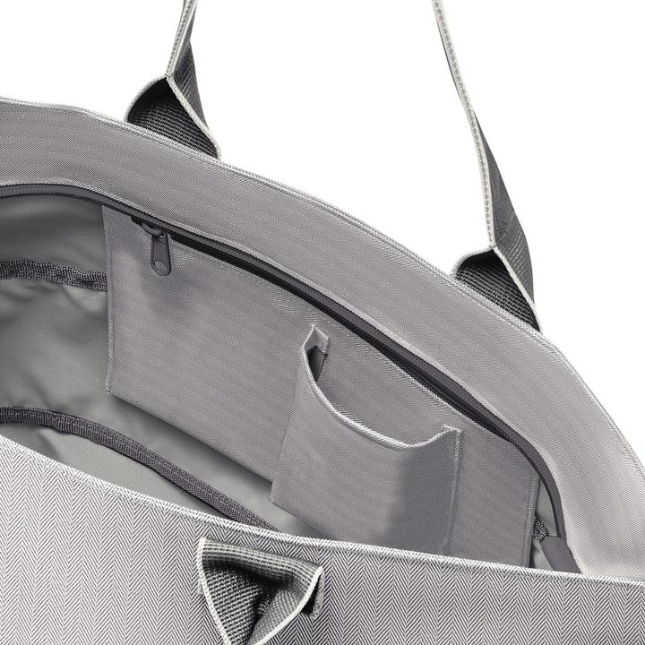 Actual product image reisenthel shopper e1 herringbone grey