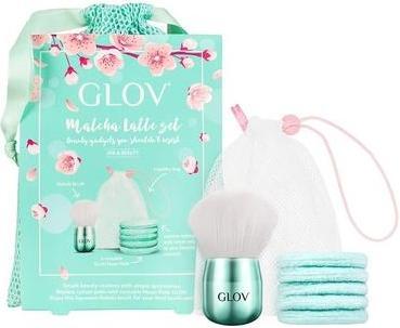 Produktbild Glov SET Matcha Latte Moon Pads waciki do demakijażu + Kabuki Makeup Brush pędzel do makijażu + (Make up set)