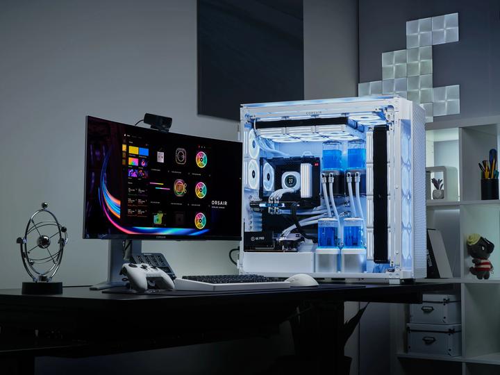 Image du produit Corsair Affaire iCUE 9000D RGB Airflow Tower TG white (E-ATX, ATX, SSI EEB, mATX)