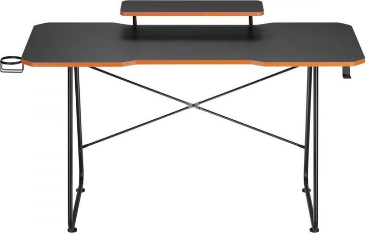 Actual product image Maclean NanoRS gaming desk with monitor shelf max. 50 kg height 850 mm Black RS170